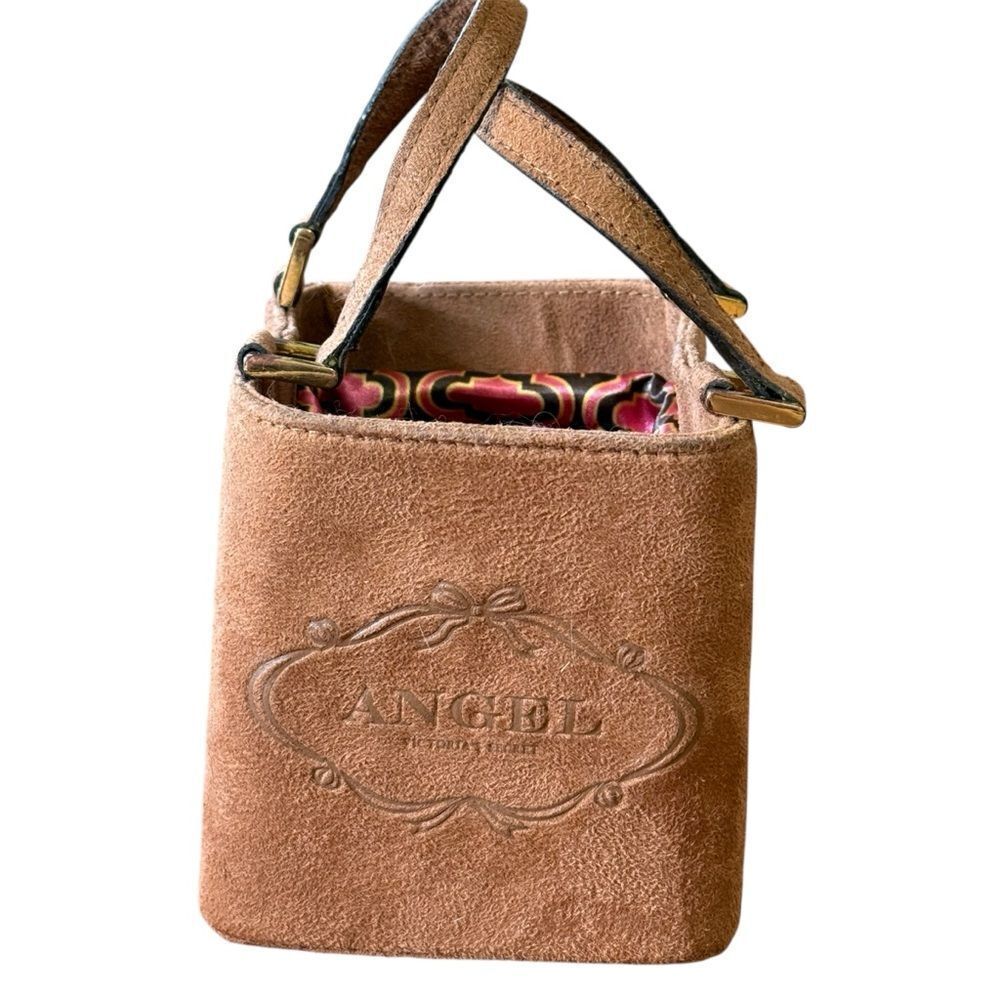 Victoria’s Secret Tan Suede Feel Dream Angels Heavenly Gift Set Bag